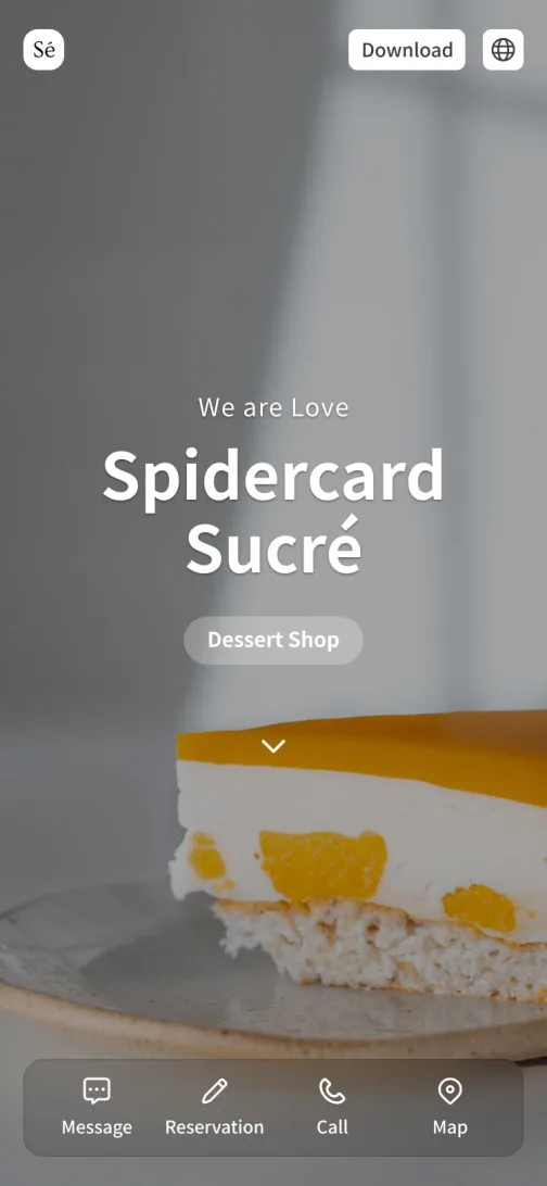 Brand Image - digital business card template for shop & brand owners